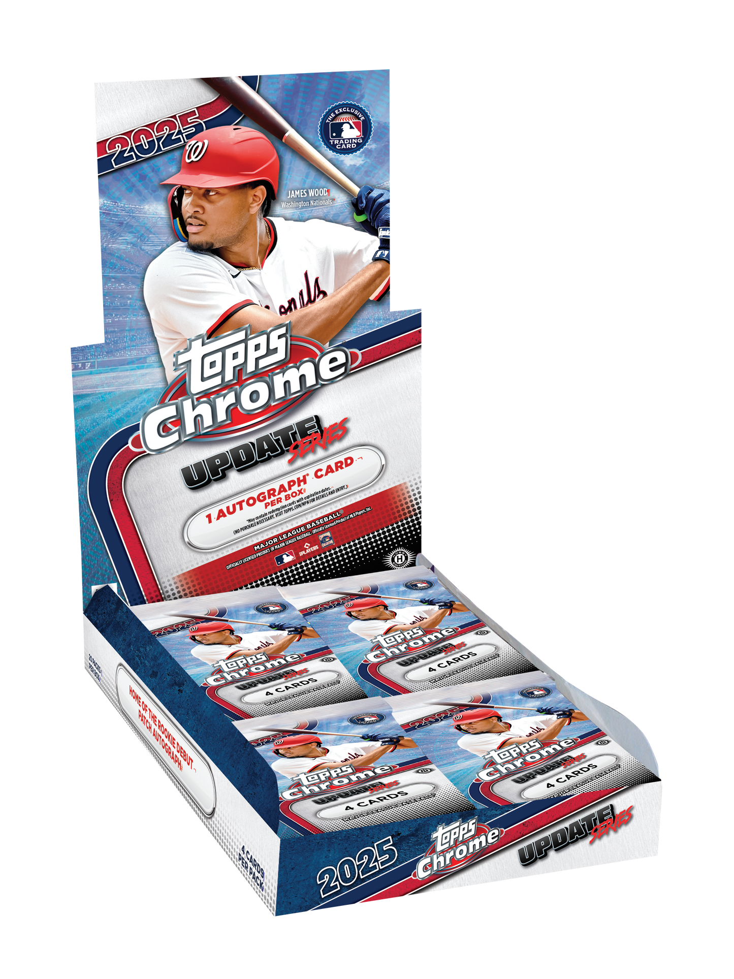 2025 Topps Chrome Baseball Update Series Hobby Box