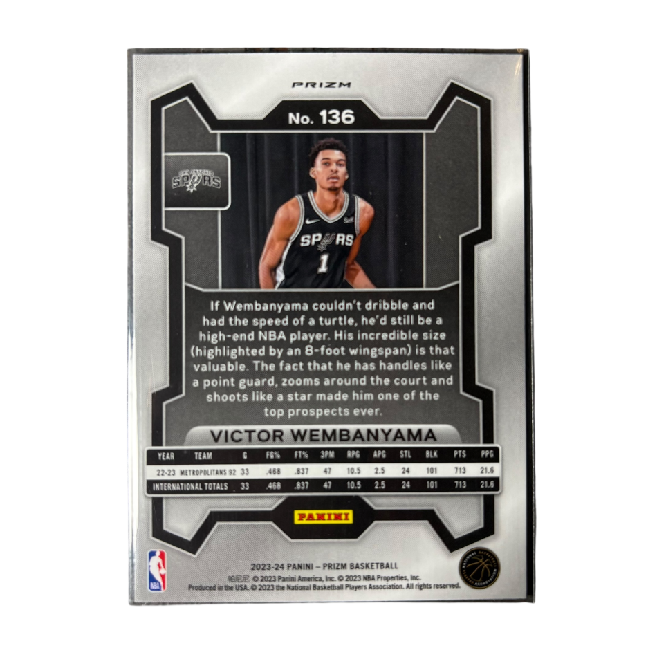 WEMBANYAMA - 2023/24 Prizm Green RC