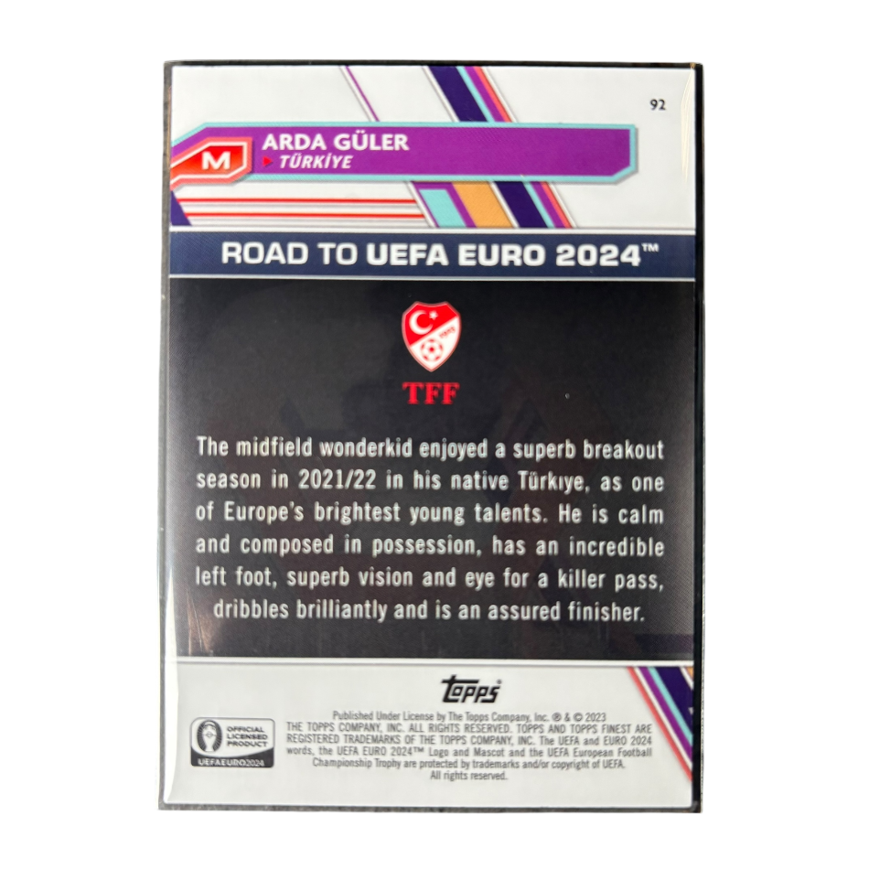 ARDA GULER - Topps Euro 2024 National Debut /50 RC