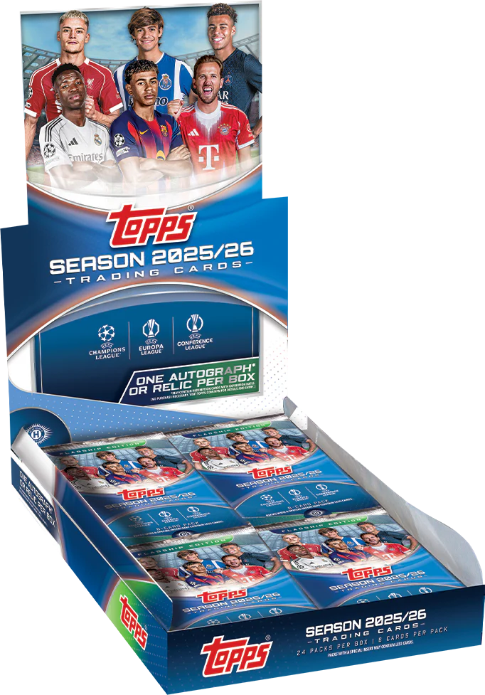 2025-26 Topps UEFA Club Competitions Flagship Hobby Box