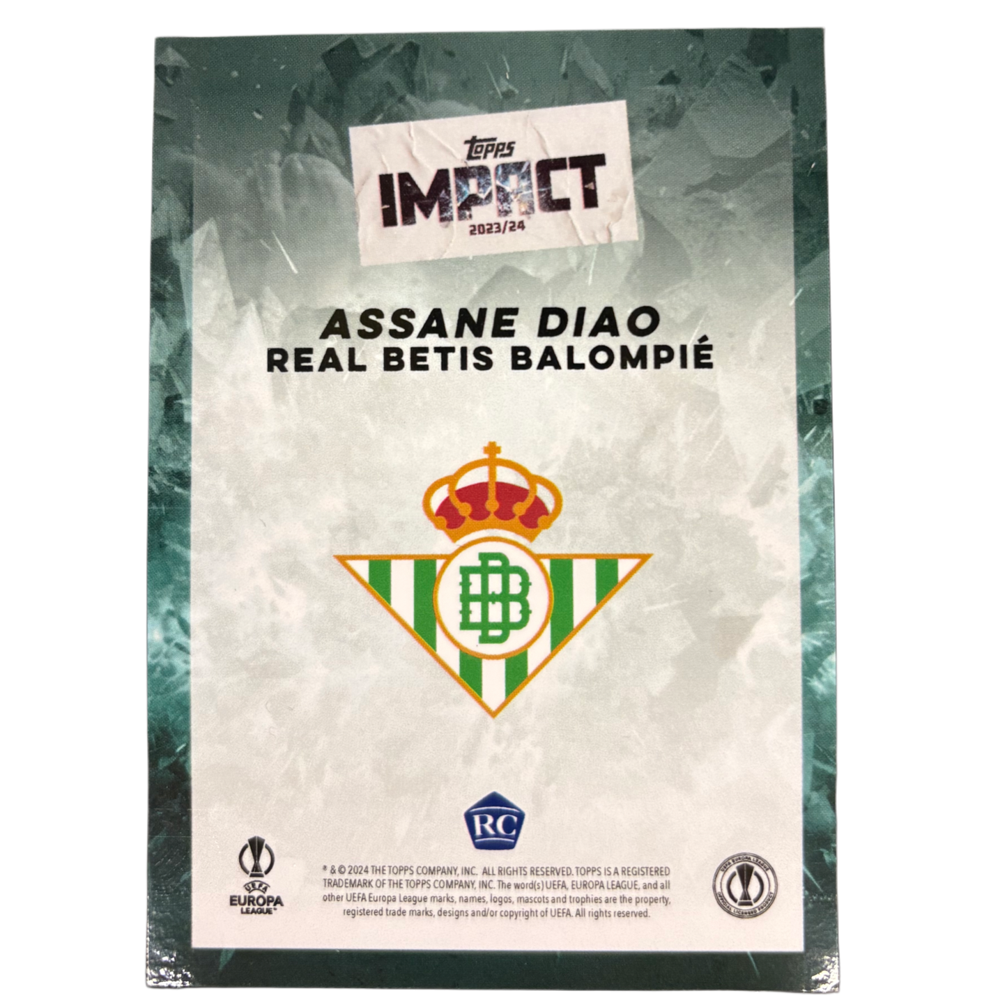 ASSANE DIAO - 2023/24 Topss Impact Betis RC /10