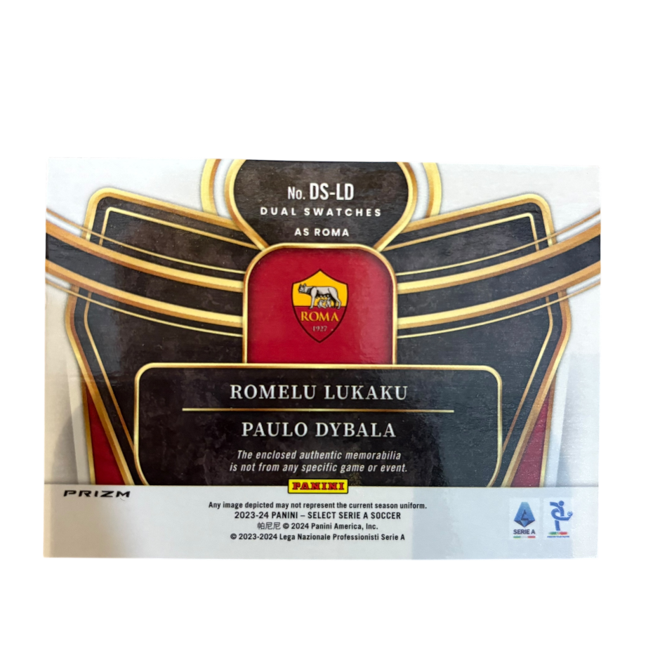 LUKAKU / DYBALA - 2023/24 Panini Select Dual Patch