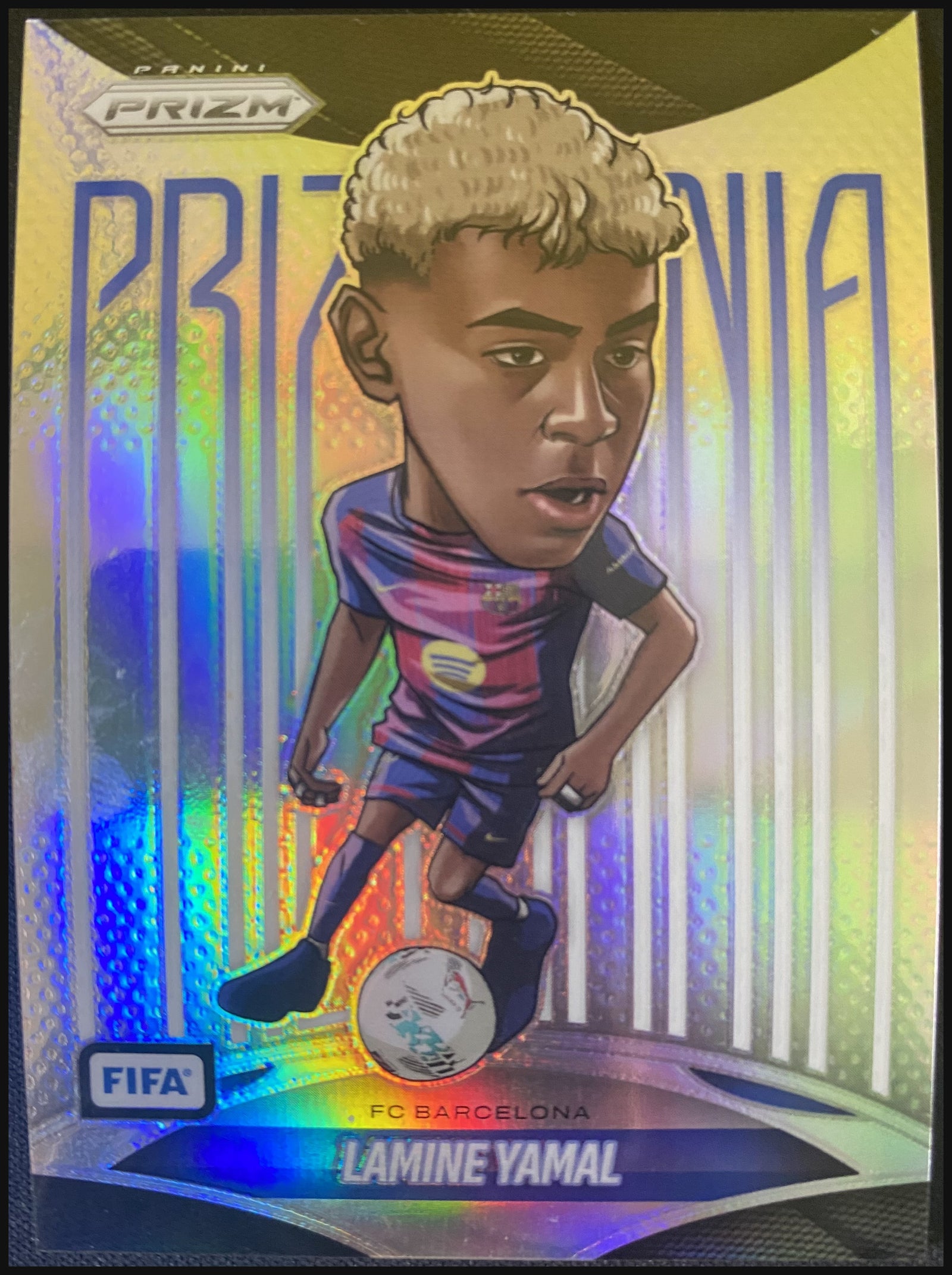 LAMINE YAMAL 2025/26 Panini Prizm FIFA Prizmania #3 - front