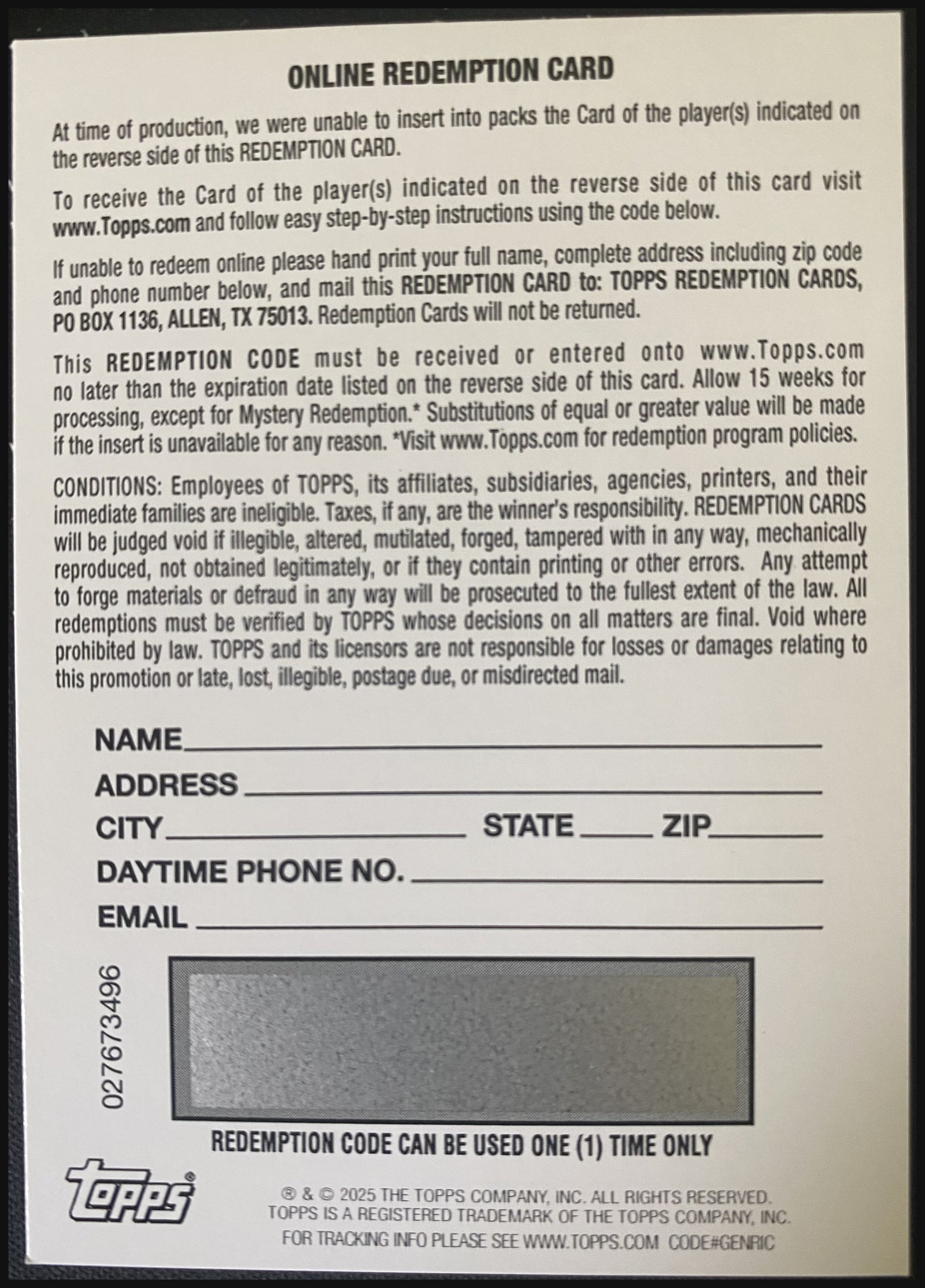 KYLIAN MBAPPÉ 2025/26 Topps Chrome UEFA Club Competitions Chrome Anime Redemption #CA-2 - back