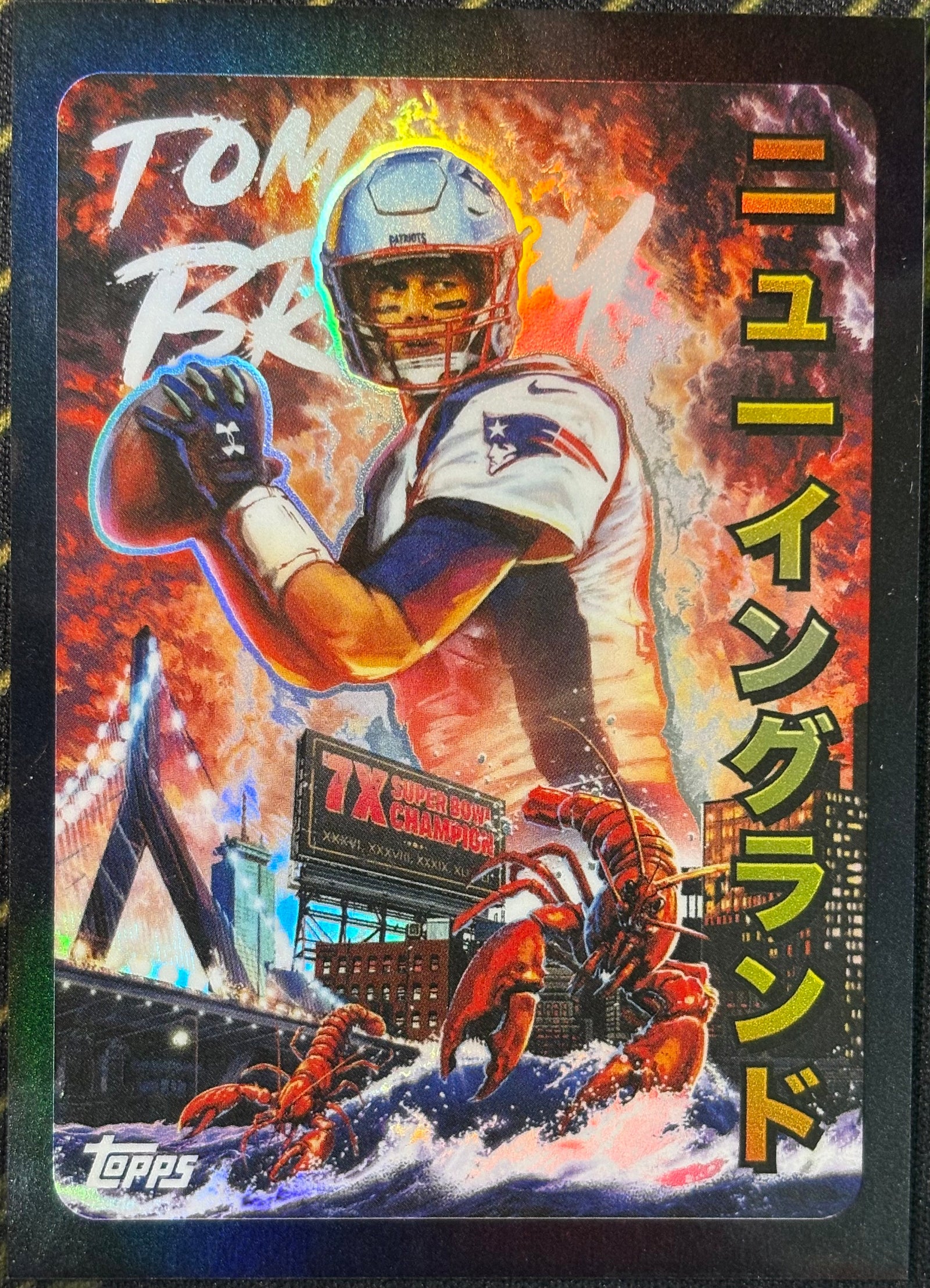 TOM BRADY - 2025 Topps Chrome Kaiju #KAI-1 Case Hit SSP