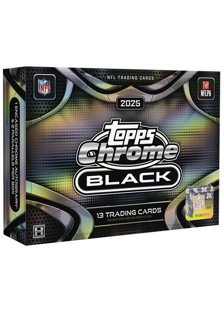 2025 Topps Chrome Black Football Hobby Box (PRE-ORDER)