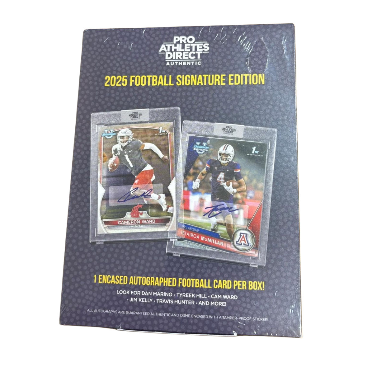 2025 Pulse Pro Athletes Direct Authentic Signature Edition Football Hobby Box