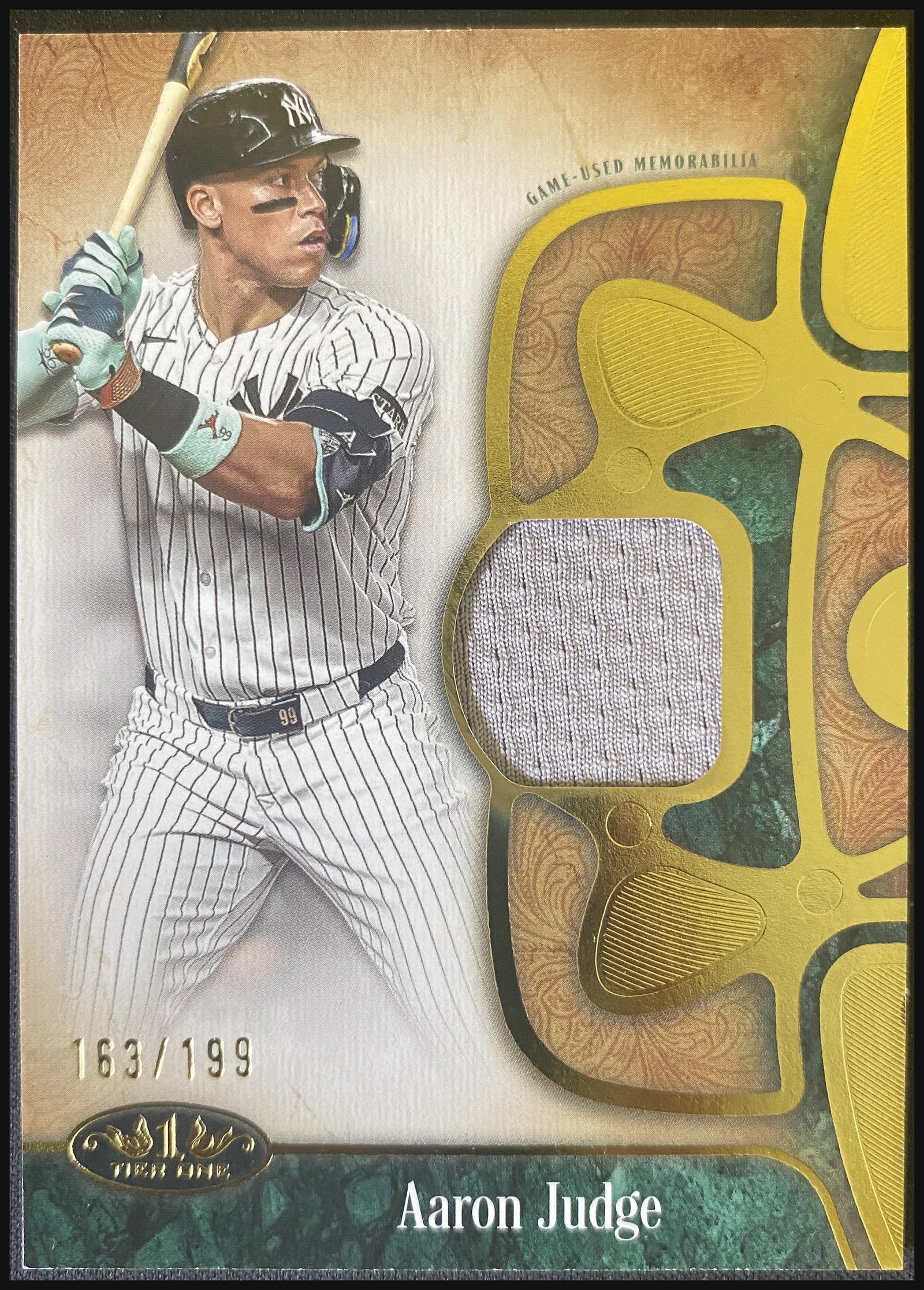 AARON JUDGE 2026 Topps Tier One Relic #T1R-AJ 163/199 - front