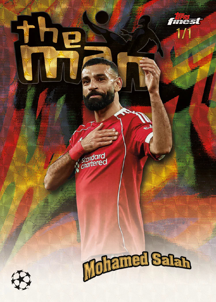 2025/26 Topps Finest UEFA Club Competitions Hobby Box
