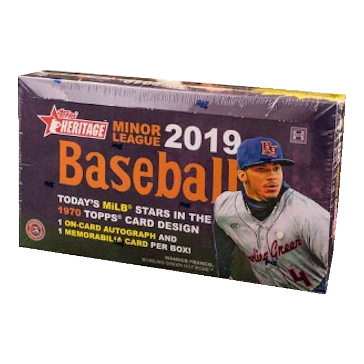 2019 Topps Heritage Minor League Baseball Hobby Box – original packaging