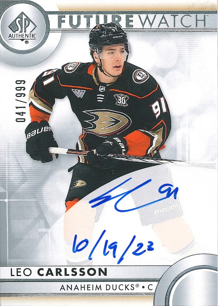 2023/24 Upper Deck SP Authentic Hockey Hobby Box – possible pull example 1