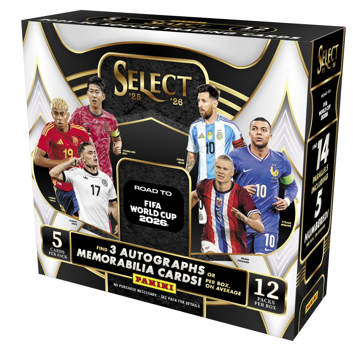 2025/26 Panini Select Road to FIFA World Cup 2026 Hobby Box