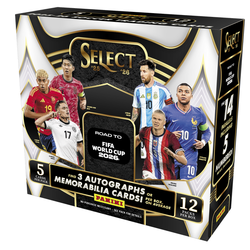 2025/26 Panini Select Road to FIFA World Cup 2026 Hobby Box