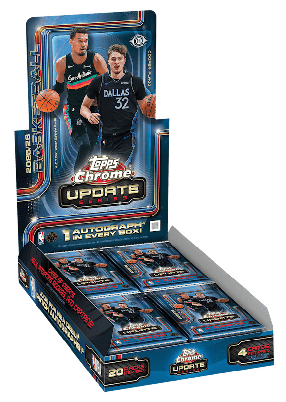 2025-26 Topps Chrome Updates Basketball Hobby Box