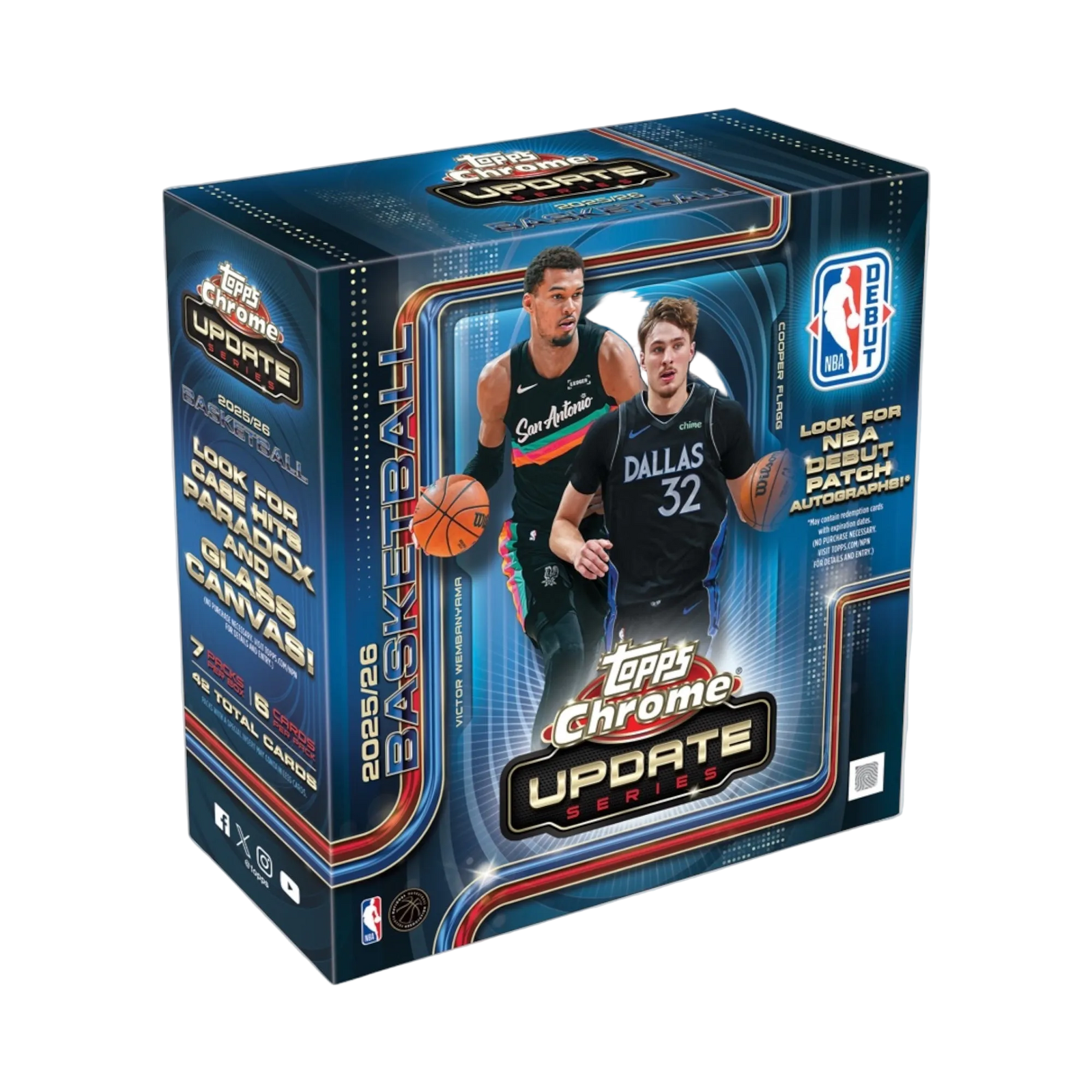 2025-26 Topps Chrome Updates Basketball Mega Box (PRE-ORDER)