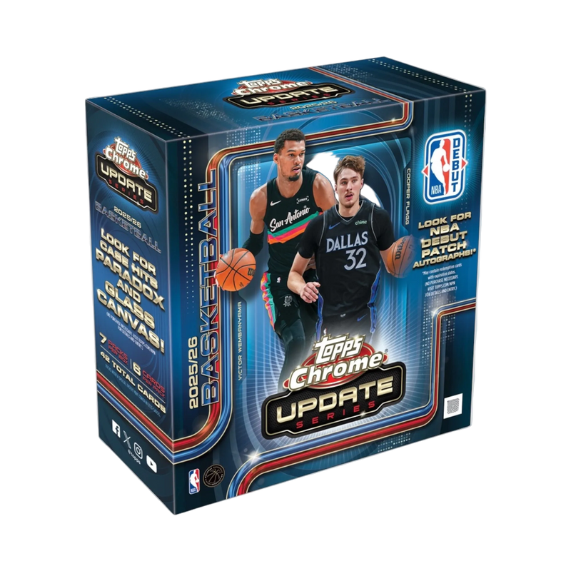 2025-26 Topps Chrome Updates Basketball Mega Box (PRE-ORDER)