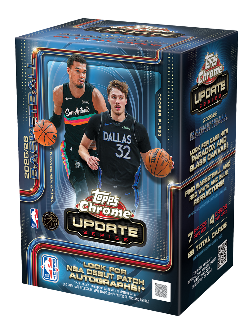 2025-26 Topps Chrome Updates Basketball Value Box