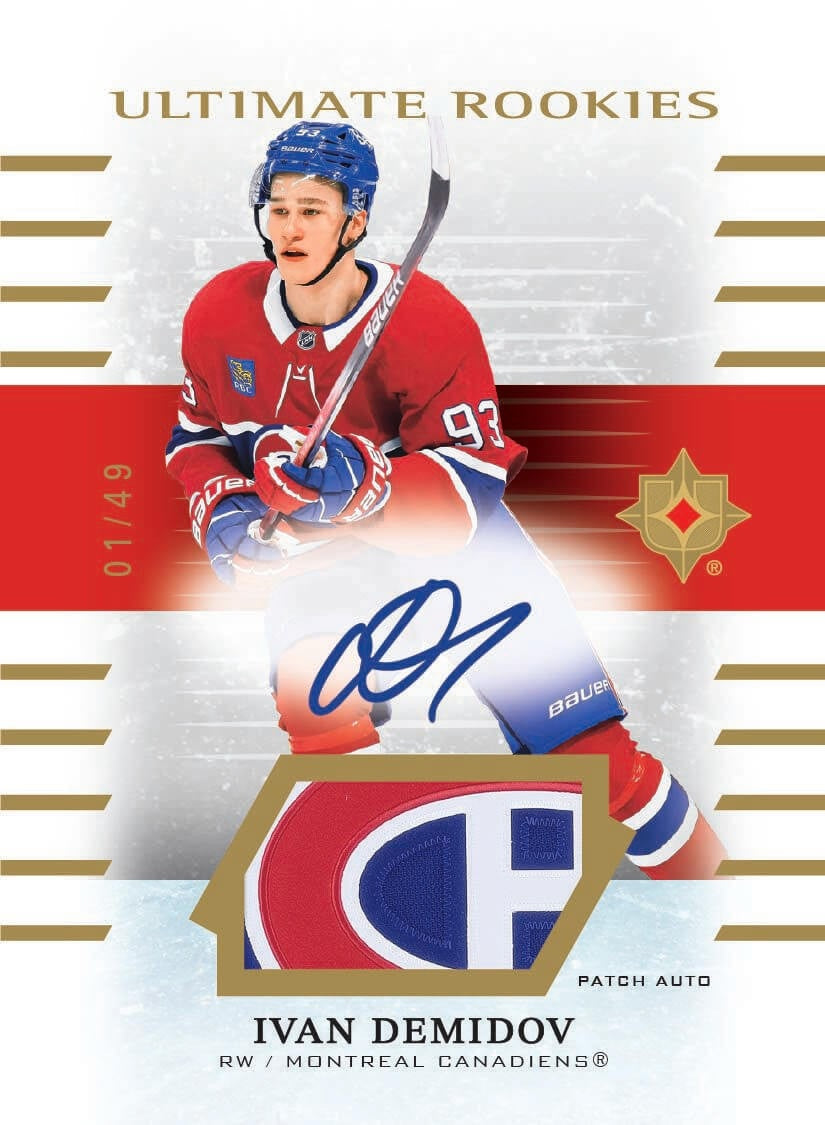 2025/26 Upper Deck Ultimate Collection Hockey – Ivan Demidov Ultimate Rookies Auto Patch