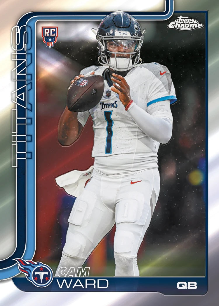 2025 Topps Chrome Football Value Box – possible pull example 1