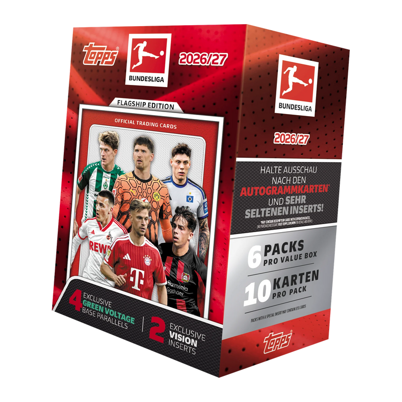 2026/27 Topps Flagship Bundesliga Value Box