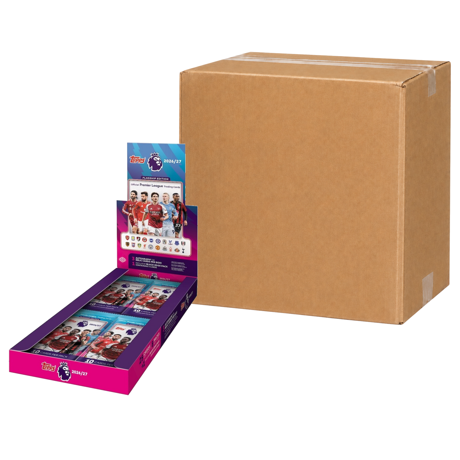 2026/27 Topps Flagship Premier League Hobby Case with sealed Hobby Box