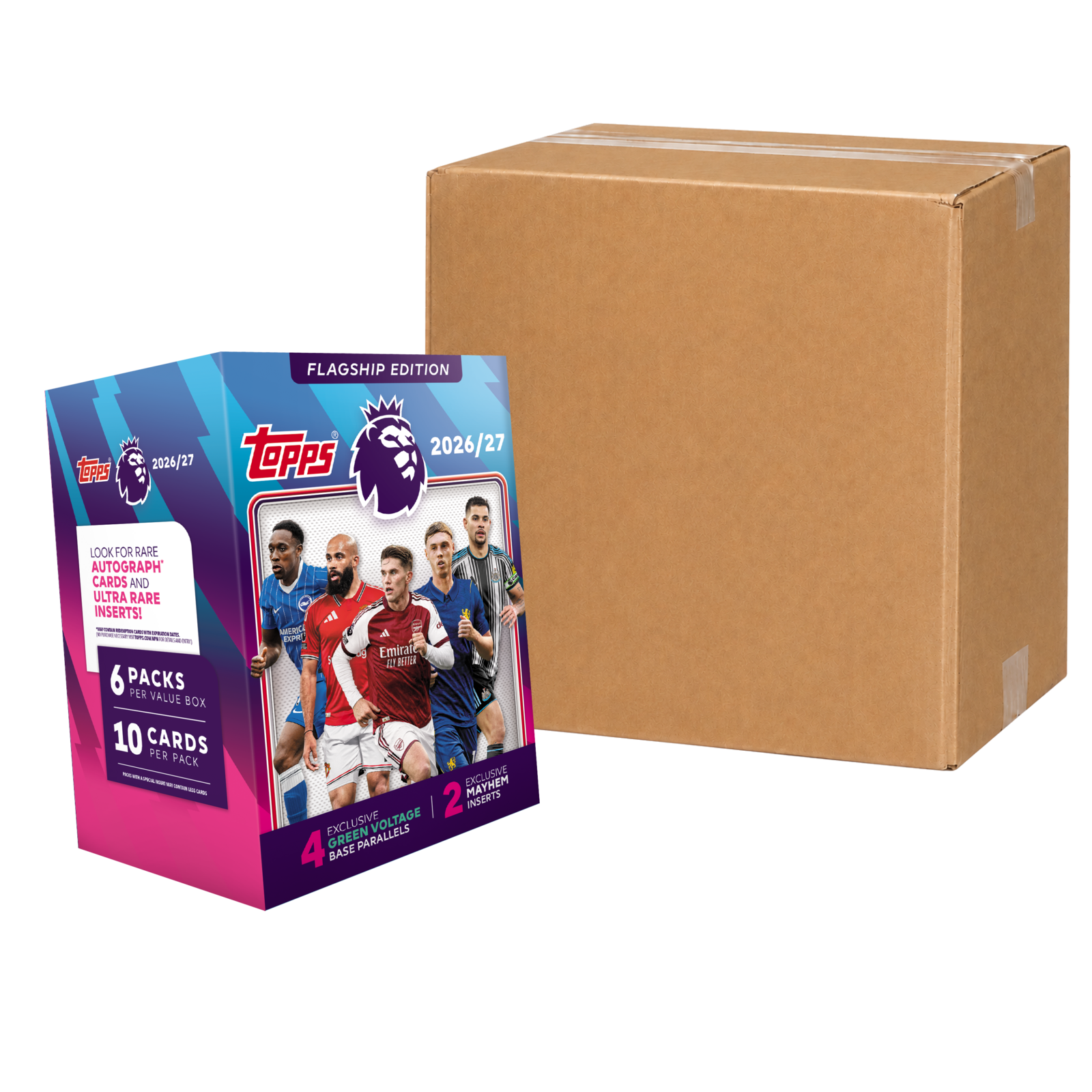 2026/27 Topps Flagship Premier League Value Case with sealed Value Box