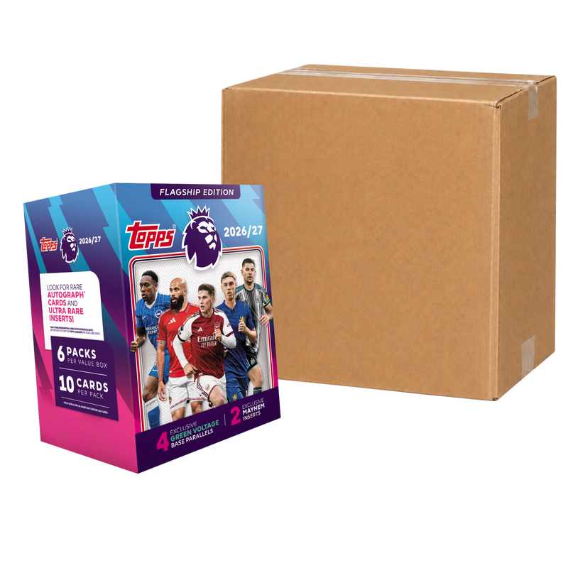 2026/27 Topps Flagship Premier League Value Case with sealed Value Box
