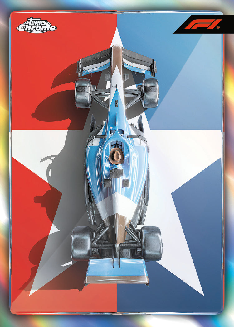 Art Du Grand Prix USA - 2026 Topps Chrome Formula 1; possible pull, not guaranteed