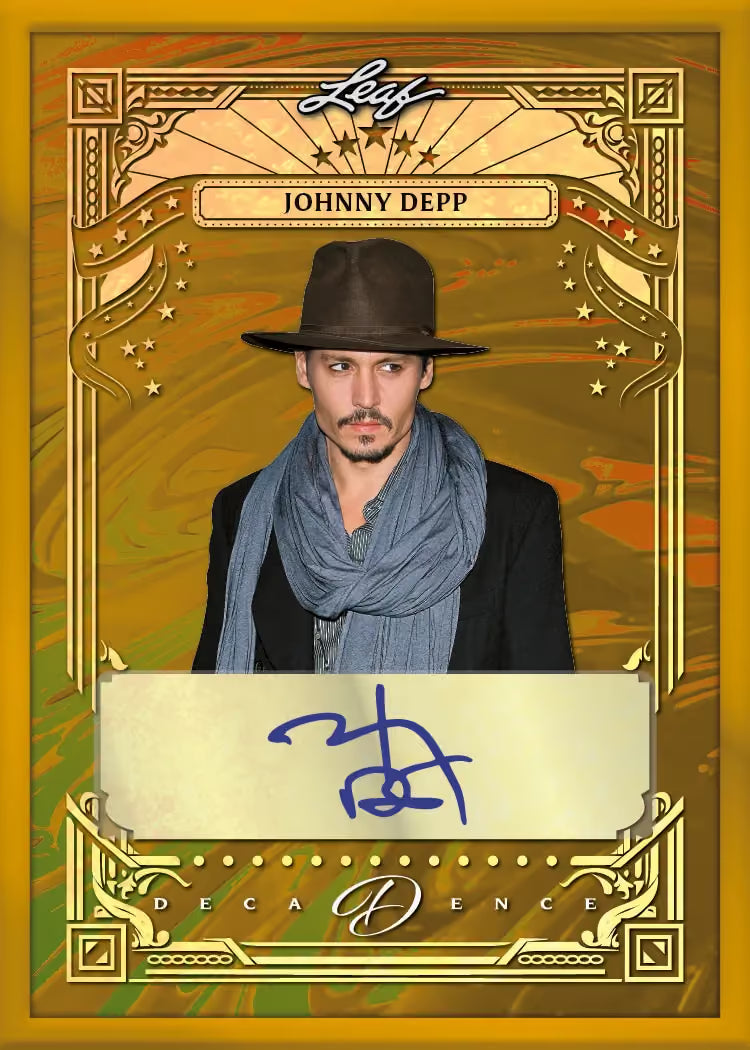 2026 Leaf Decadence Multi-Sport Hobby Box - Decadence Pop autograph card example
