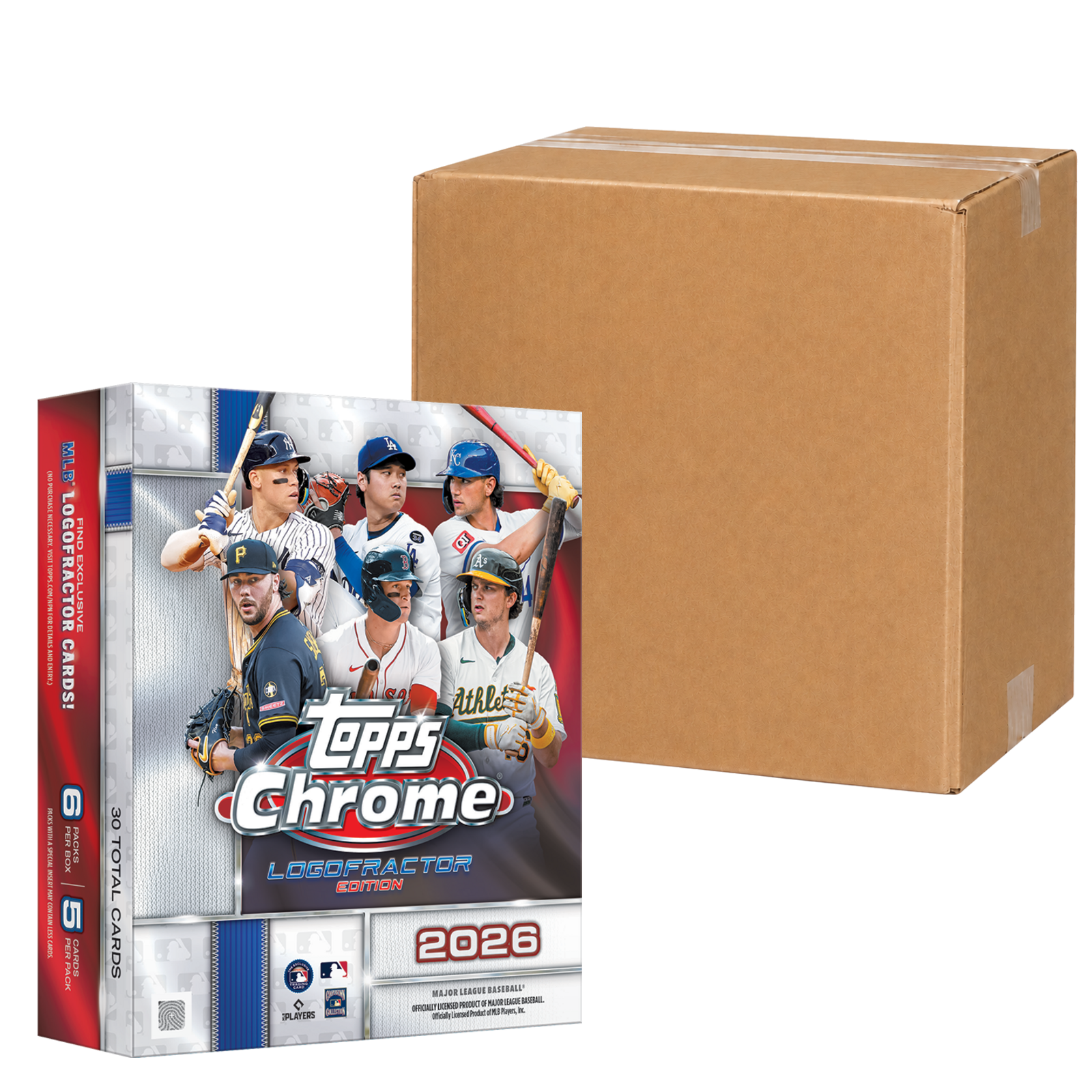 2026 Topps Chrome Baseball Logofractor Case