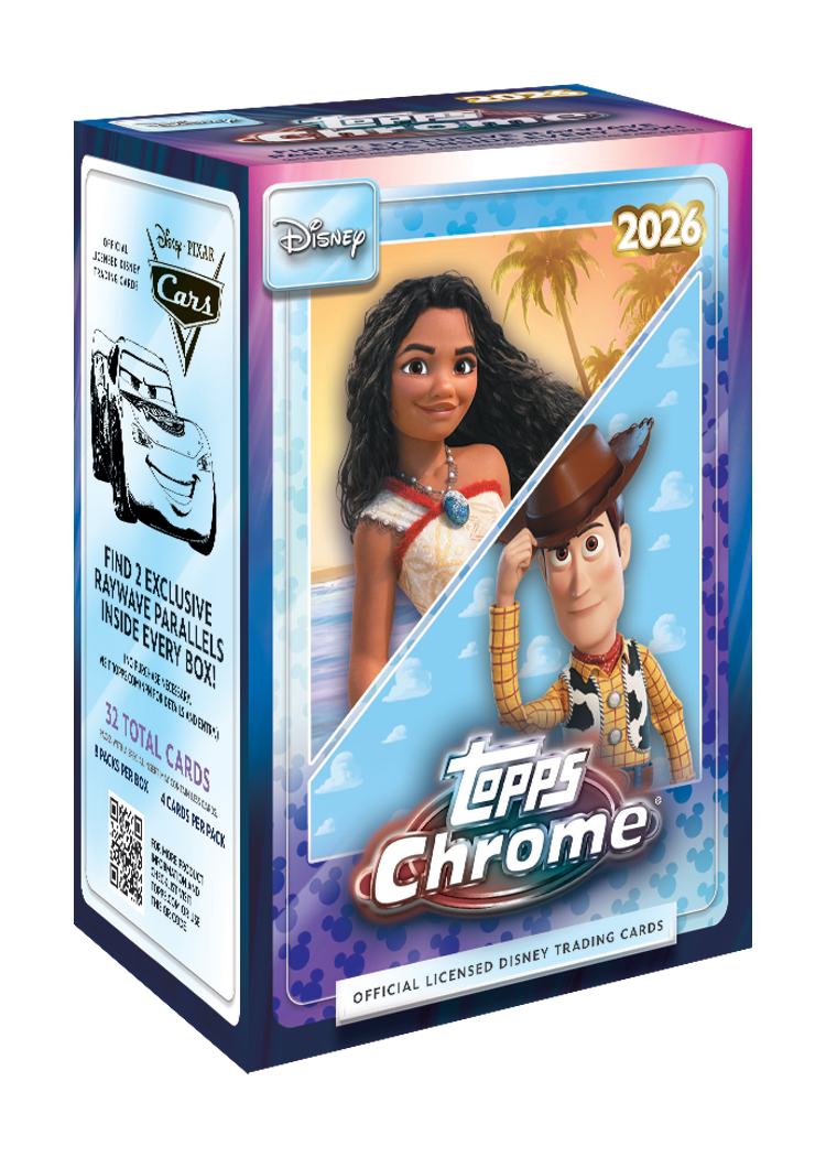 2026 Topps Chrome Disney Value Box sealed packaging