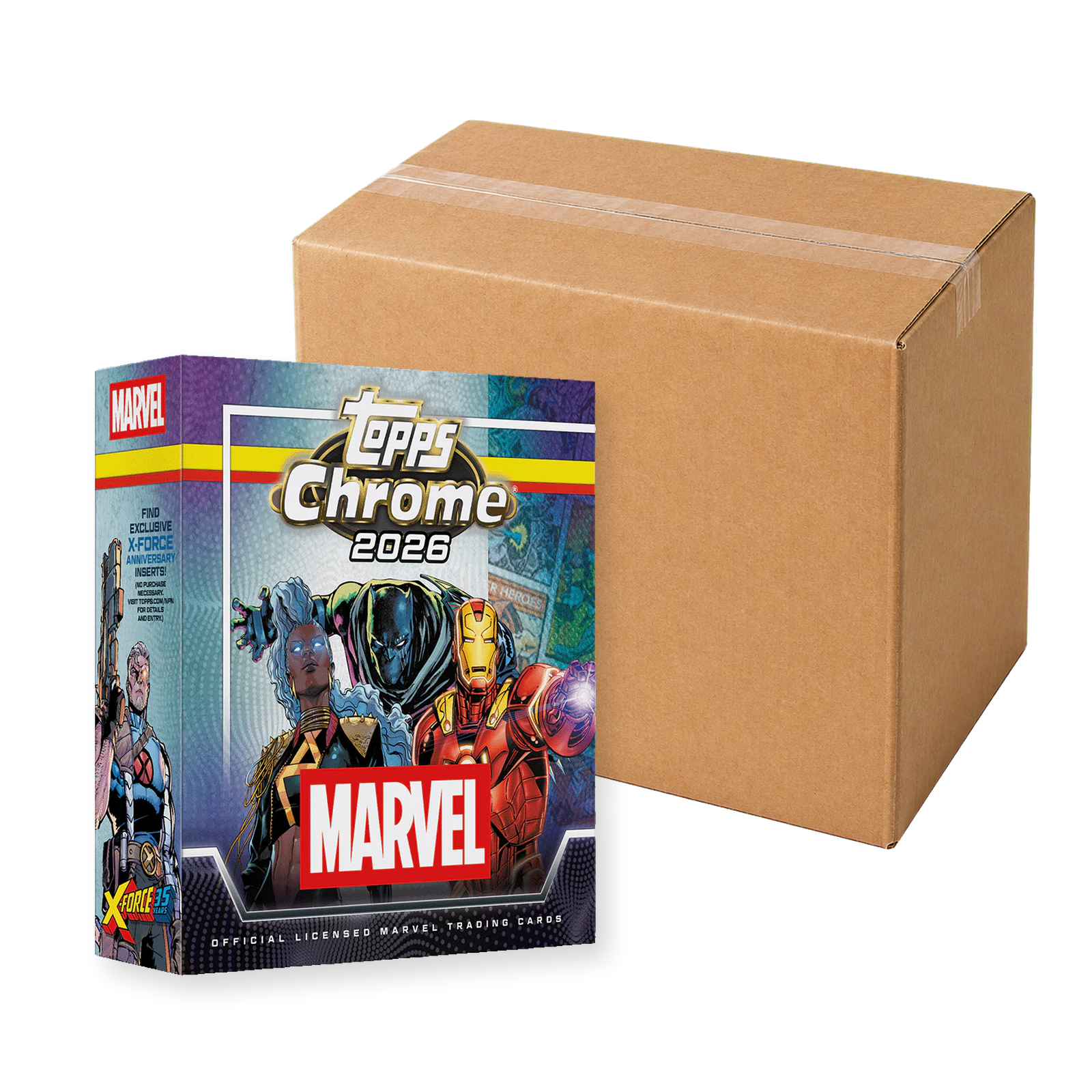 2026 Topps Chrome Marvel Comics Mega Case