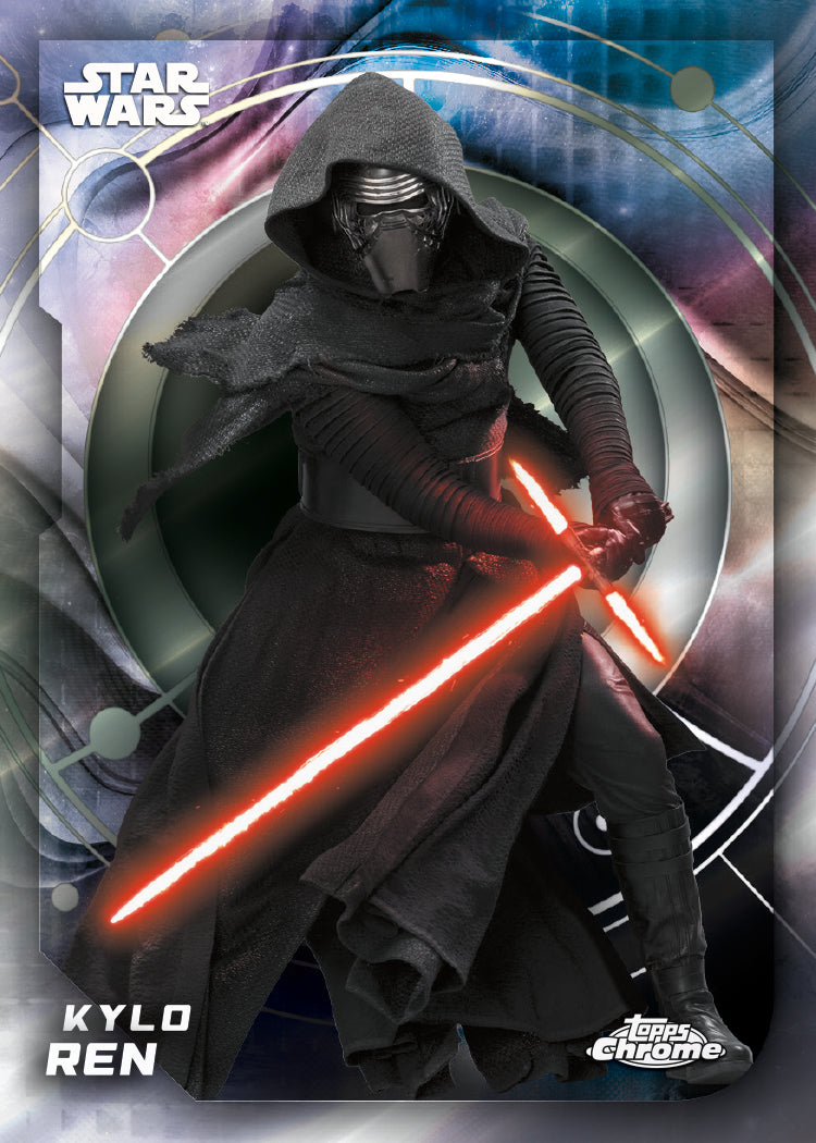 Kylo Ren card, possible pull from 2026 Topps Chrome Star Wars; not guaranteed