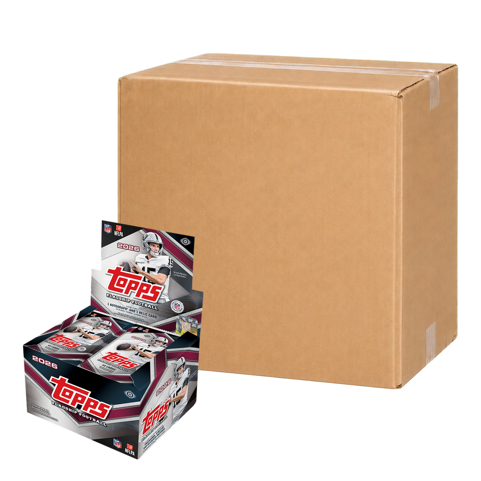 2026 Topps Flagship Football Jumbo Case