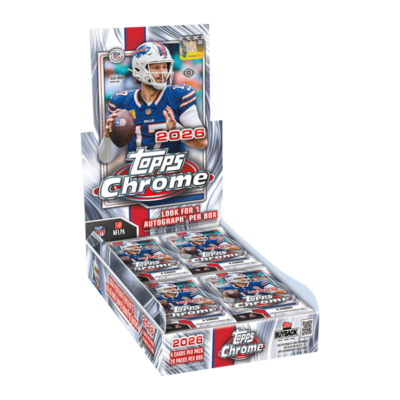 2026 Topps Chrome Football Hobby Box (PRE-ORDER)