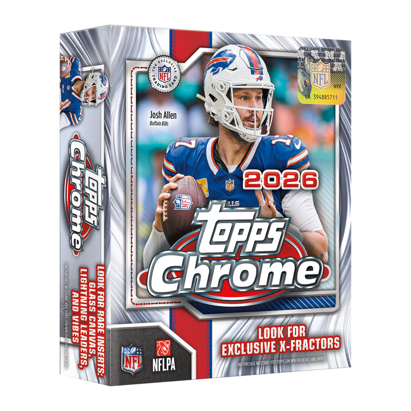 2026 Topps Chrome Football Mega Box (PRE-ORDER)
