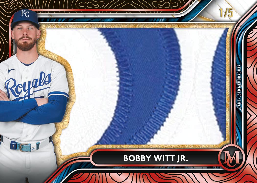 2026 Topps Museum Collection Baseball – Bobby Witt Jr. Team Logo relic /5, possible pull