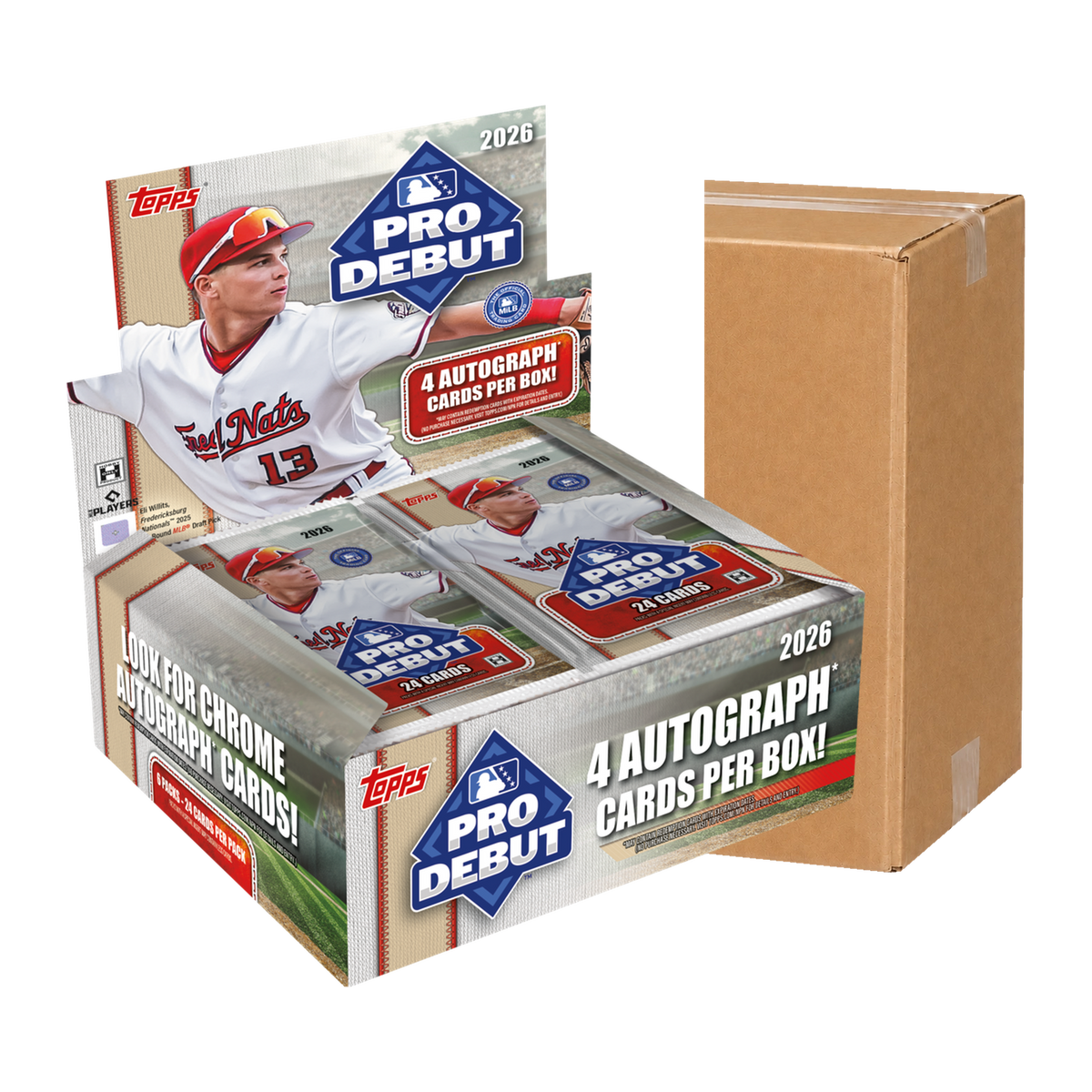 2026 Topps Pro Debut Baseball Jumbo Case (PRE-ORDER) — illustrative Case composition