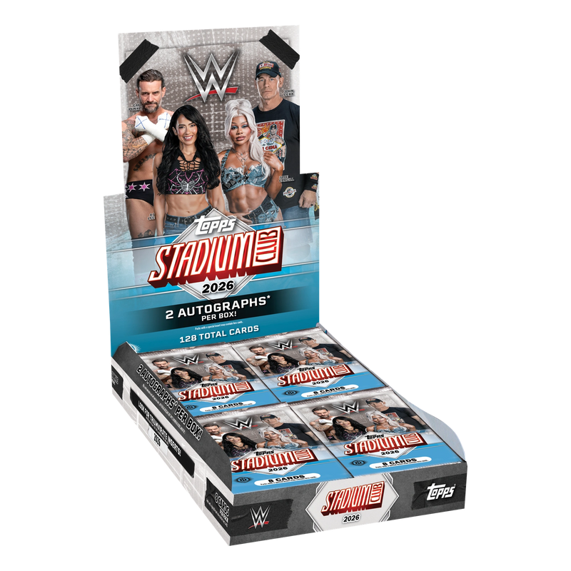 2026 Topps Stadium Club WWE Hobby Box – original Hobby packaging