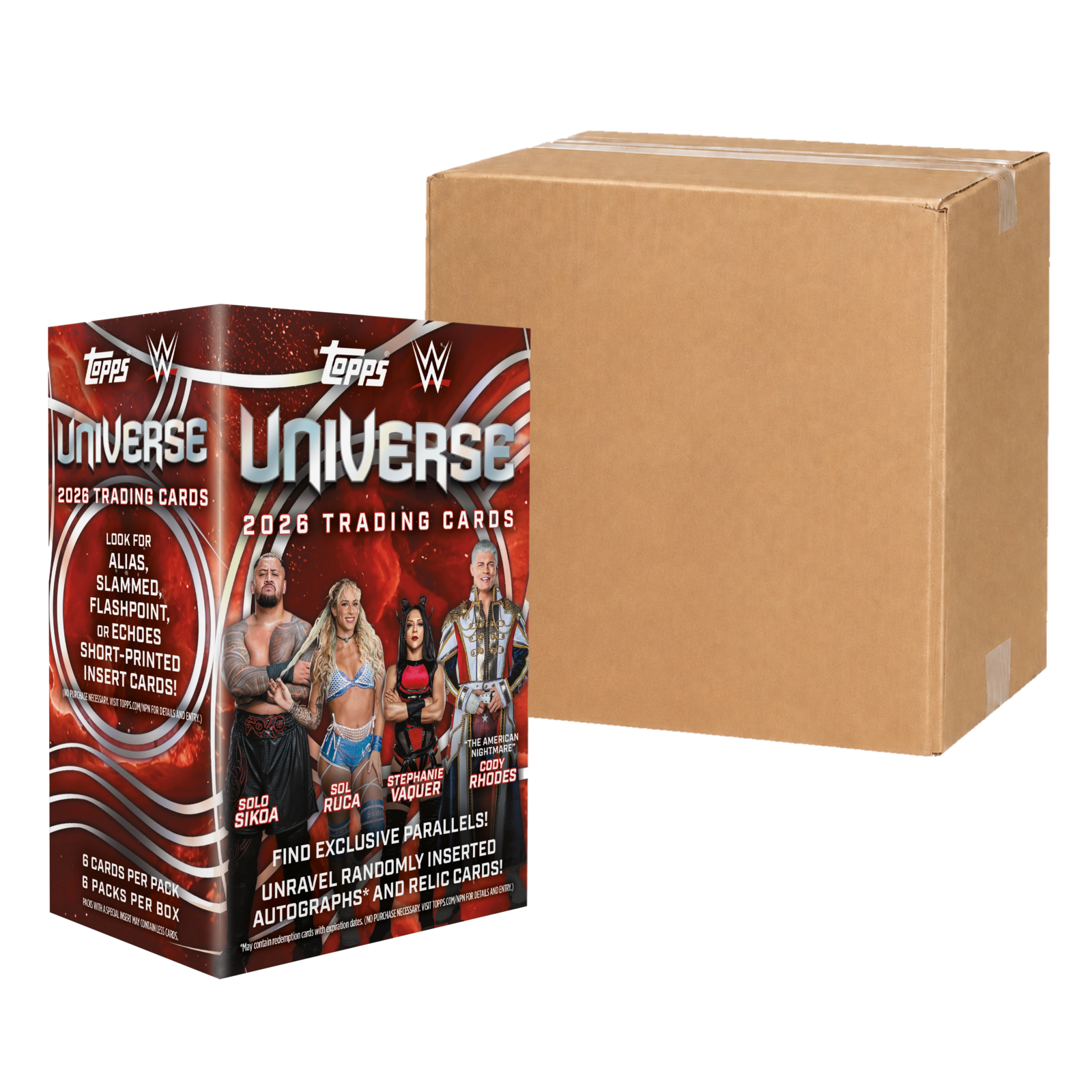 2026 Topps Universe WWE Value Case
