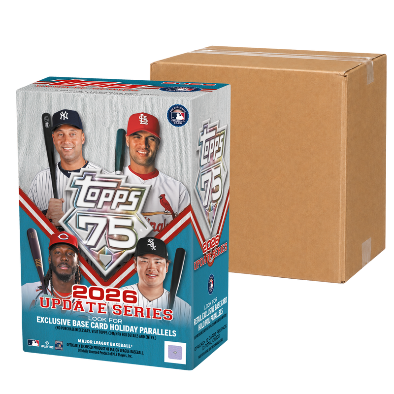 2026 Topps Update Series Baseball Value Case - original Value Box with illustrative sealed carton