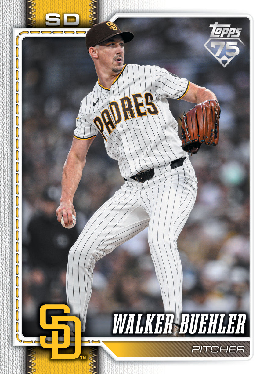 2026 Topps Update Series Baseball - Walker Buehler base card, possible pull, not guaranteed