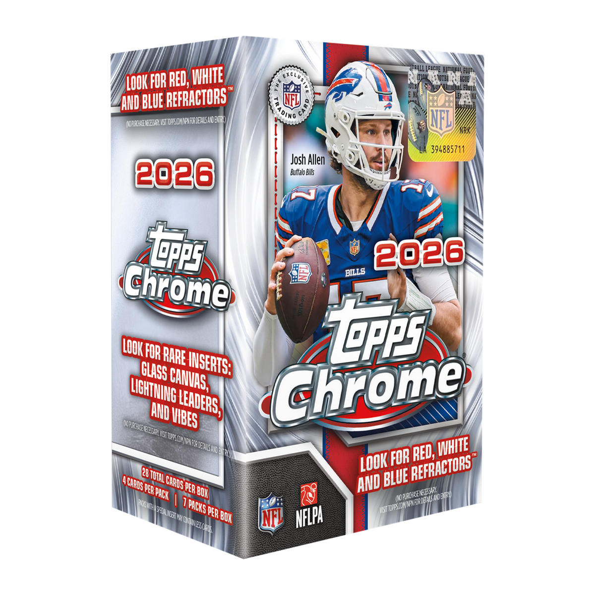 2026 Topps Chrome Football Value Box (PRE-ORDER)