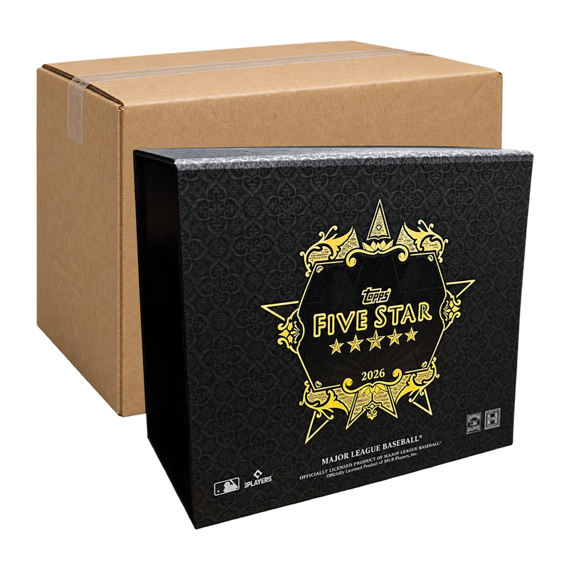 2026 Topps Five Star Baseball Hobby Case (PRE-ORDER) — box and illustrative sealed carton