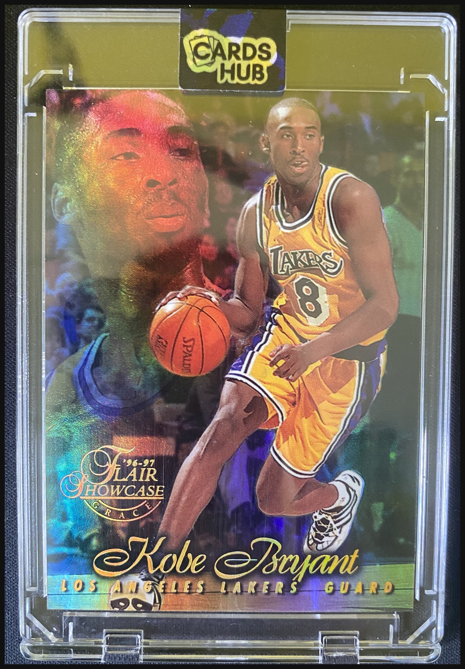 KOBE BRYANT 1996/97 Fleer Flair Showcase Row 1 Grace RC #31 - front