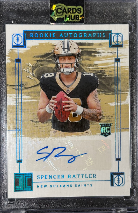 SPENCER RATTLER - 2024 Panini Impeccable Football Auto 1/1 RC