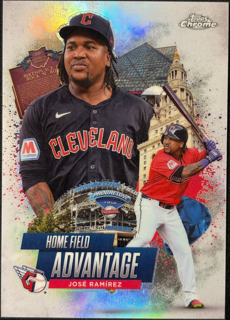 JOSÉ RAMÍREZ - 2025 Topps Chrome Home Field Advantage #HA-27