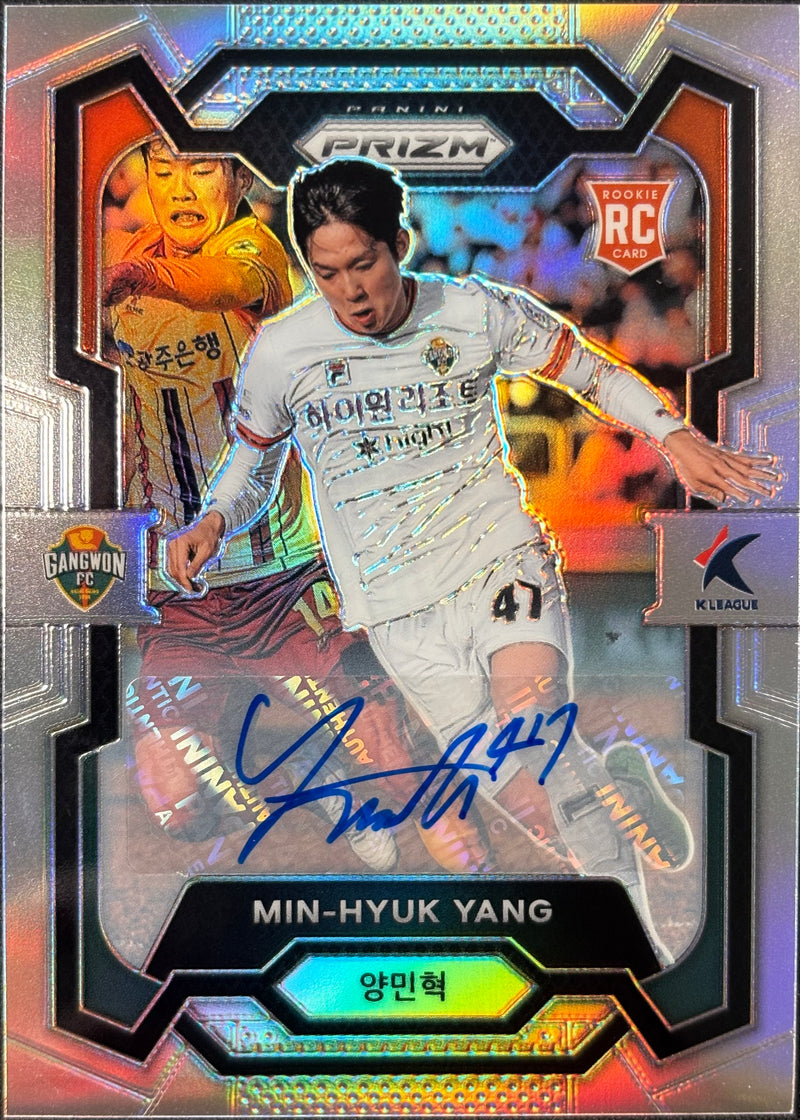MIN-HYUK YANG - 2024 Panini Prizm K League Soccer Prizm Auto RC #137 /40