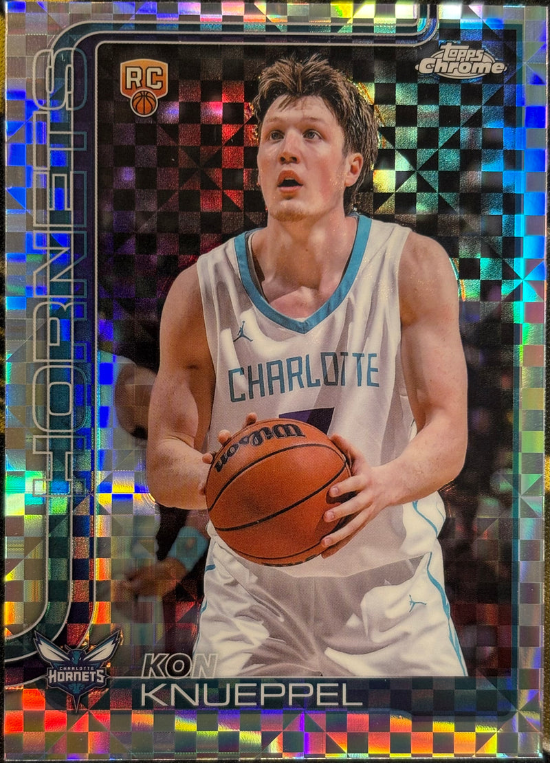 KON KNUEPPEL - 2025/26 Topps Chrome X-Fractor RC #254
