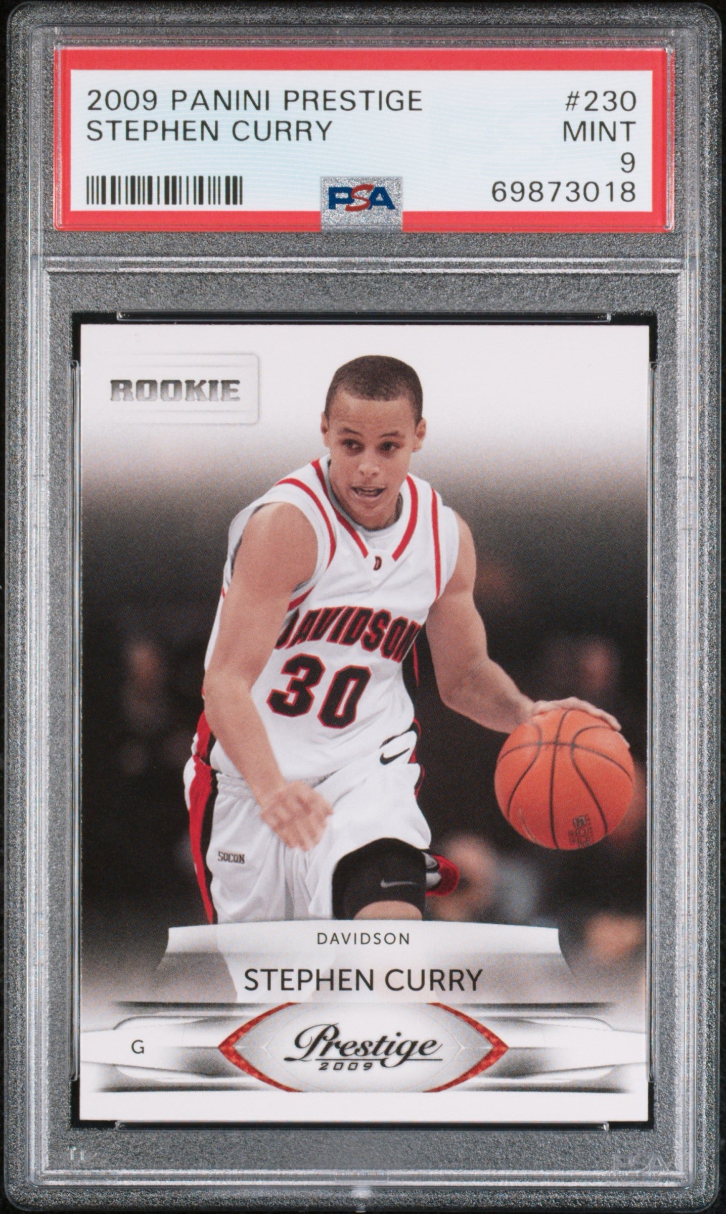 STEPHEN CURRY - 2009 Panini Prestige Rookie